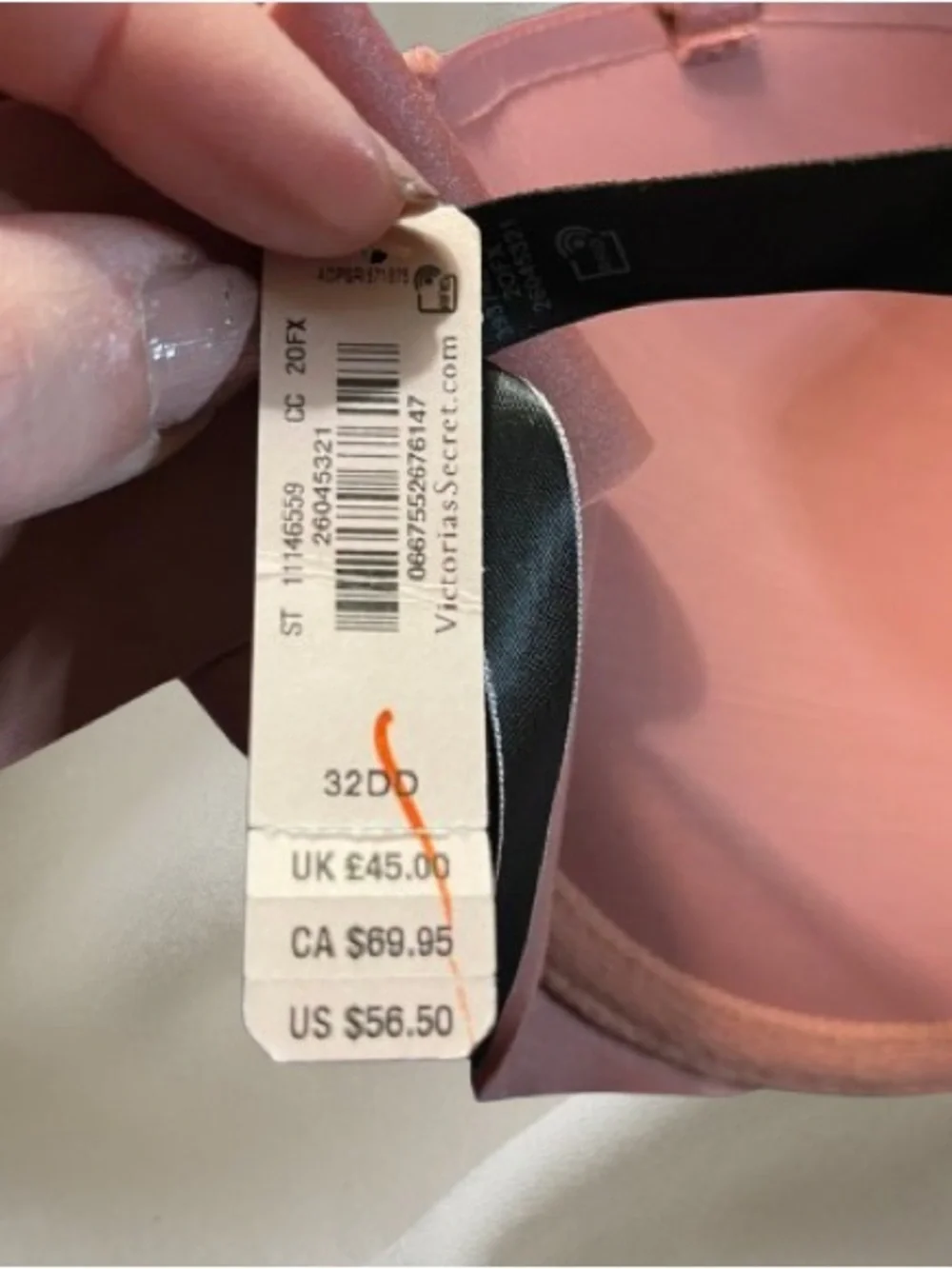 NWT Victorias Secret So Obsessed Push Up Bra Dusty Rose Size 32DD